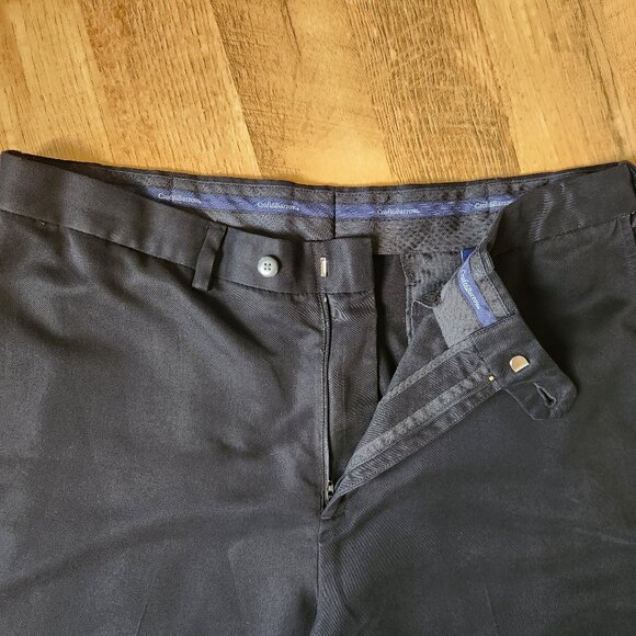 Croft & Barrow Mens Black 38x32 Pants - Picture 9 of 10